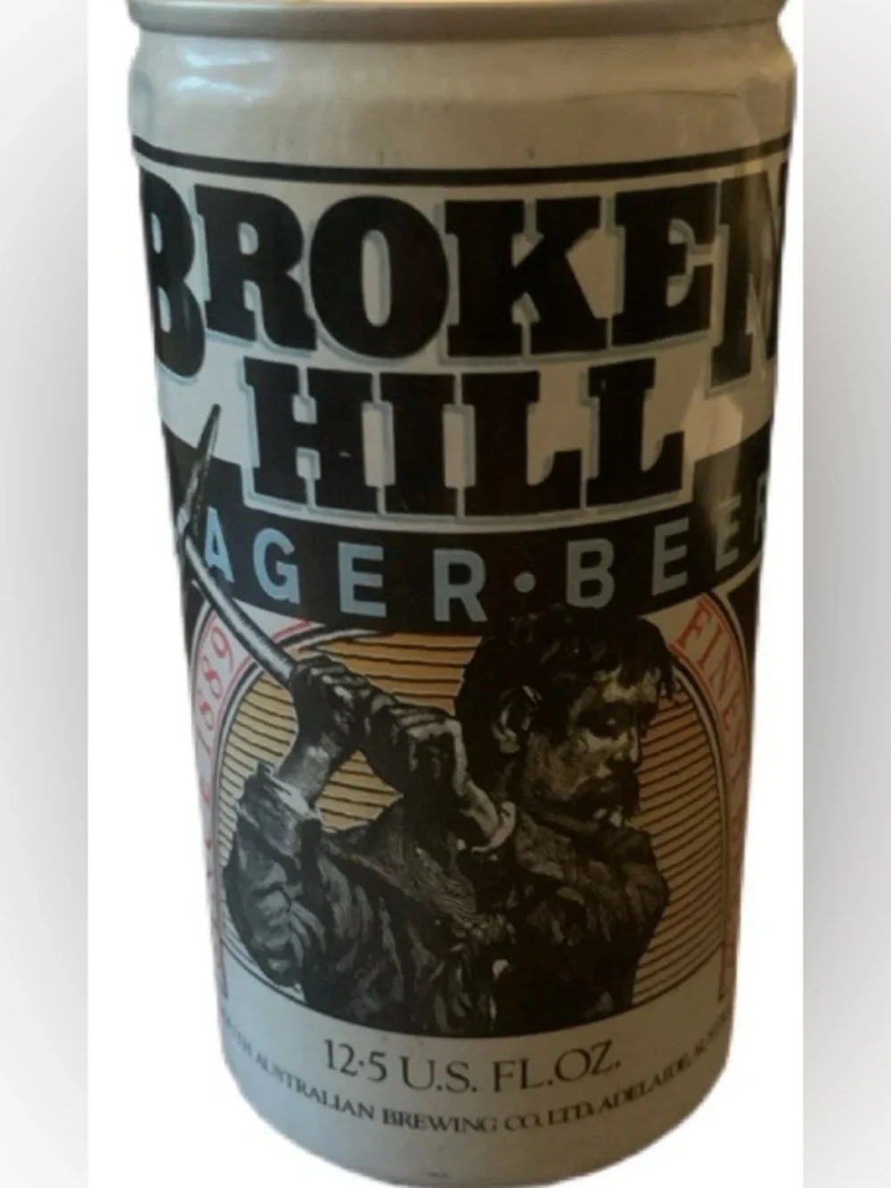 Vintage Beer Can Broken Hill Lager Beer Empty South Australian Brewing